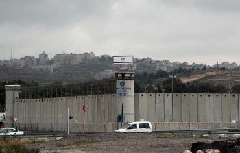 جدار خرساني اسرائيلي على حدود غزة