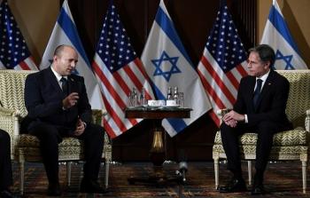 أنتوني بلينكين - نفتالي بينت ( خلال زيارة واشنطن)