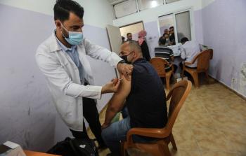 تطعيم كورونا غزة