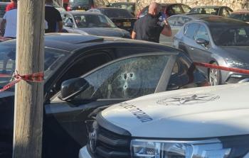 من موقع الجريمة بالرامة، اليوم