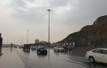 أمطار بمحافظات مكة- ارشيفية