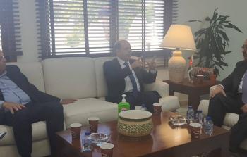 وفد اعلامي فلسطيني يلتقي وزير الاعلام الأردني