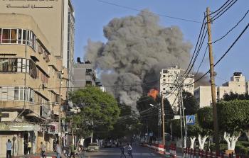 قصف إسرائيلي على غزة - صورة أرشيف