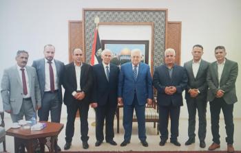 لقاء الرئيس محمود عباس بمحافظي الخليل وبيت لحم وأمناء سر أقاليم فتح
