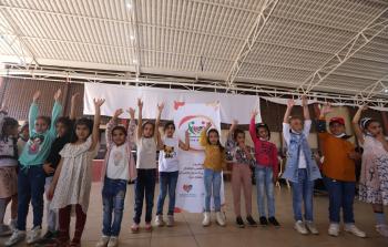 مشروع الدعم النفسي للأطفال في غزة.