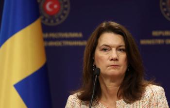 وزيرة الخارجية السويدية ان لينده