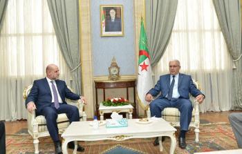 الهباش يلتقي رئيسي مجلس الأمة والشعبي الوطني ووزير العدل في الجزائر