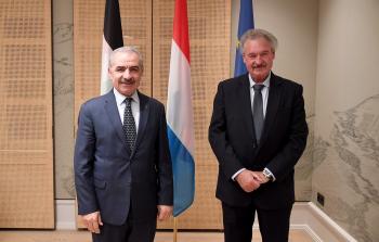 اشتية يختتم زيارته إلى لوكسمبورغ