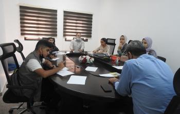 العلاقات العامة والاعلام تستقبل وفداً من المركز الفلسطيني لحقوق الطفل