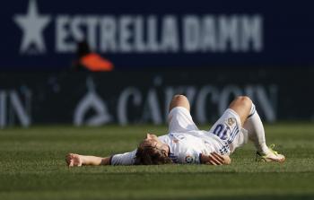 لوكا مودريتش سقط أمام اسبانيول