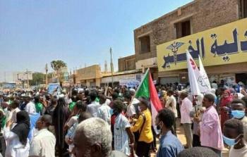 تظاهرات تعم الخرطوم في مليونية 21 أكتوبر