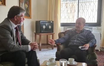 السفير عبد الهادي يبحث مع سفير الجمهورية الهنغارية آخر تطورات الأوضاع في فلسطين