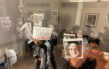 نشطاء يعترضون ندوة لجنود إسرائيليين في جامعة أمريكية