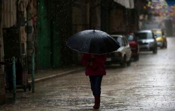طقس فلسطين - سقوط أمطار 