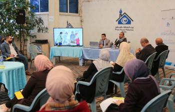 جلسة حوارية في بيت الصحافة إحياء لليوم العالمي للمعاق