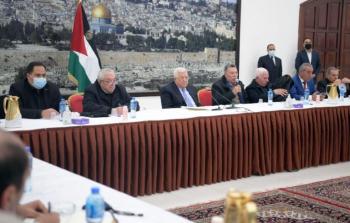 لقاء الرئيس عباس بوفد قيادة فتح في قطاع غزة