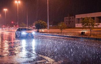 طقس الرياض الآن- امطار غزيرة