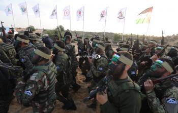 مناورات الركن الشديد 2 للمقتاومة في غزة