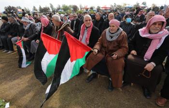 وقفة تضامنية في غزة مع أهالي النقب الفلسطيني