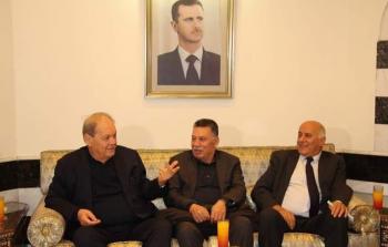 وفد حركة فتح في العاصمة السورية دمشق