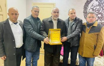 قيادة التيار الإصلاحي برفح تزور القيادي بحماس غازي حمد