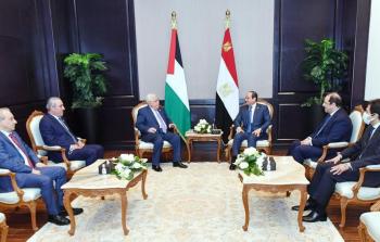تفاصيل لقاء الرئيس المصري بنظيره الفلسطيني في شرم الشيخ
