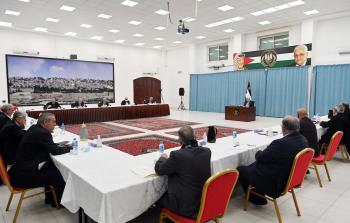 اجتماع اللجنة التنفيذية للمنظمة برئاسة الرئيس عباس