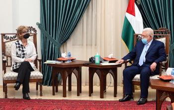 لقاء الرئيس عباس بأمين عام منظمة العفو الدولية