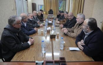 اجتماع الجبهة الشعبية بحماس والجهاد الإسلامي في غزة