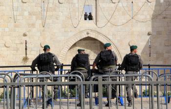 الاحتلال في منطقة باب العامود في القدس - توضيحية