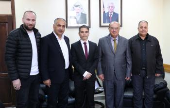 وزير التعليم العالي مع ممثل قبرص في فلسطين