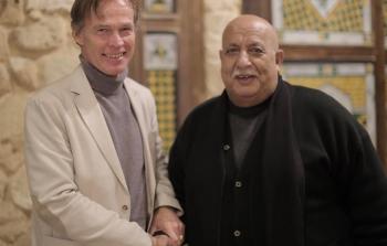ممثل الاتحاد الأوروبي في فلسطين يلتقي والد الأسير محمد الحلبي