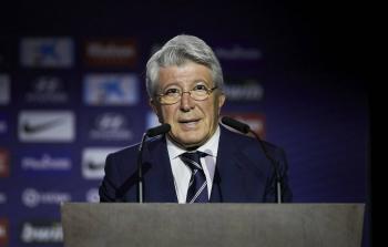 إنريكي سيريزو رئيس نادي أتلتيكو مدريد