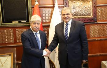 اجتماع وزير التنمية الاجتماعية الفلسطيني مع وزير القوى العاملة المصري