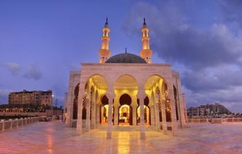 مسجد في غزة - توضبحبة