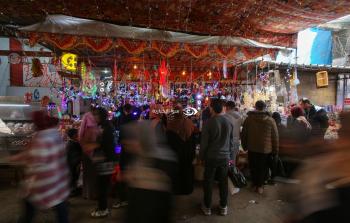 جانب من أجواء الاستعداد لرمضان في غزة