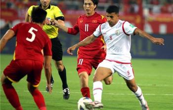 من مباراة عمان وفيتنام اليوم