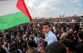 مسيرات يوم الارض في غزة