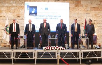 اختتام مشروع تعليم اللغة الإنجليزية كلغة أجنبية في الجامعات الفلسطينية 