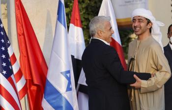 وزير الخارجية الإسرائيلي ونظيره الإماراتي