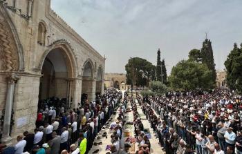 صلاة الجمعة الأولى من رمضان في المسجد الأقصى