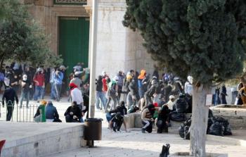 اقتحام قوات الاحتلال لساحات المسجد الأقصى المبارك