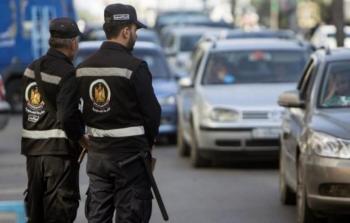 شرطة المرور في غزة - توضيحية