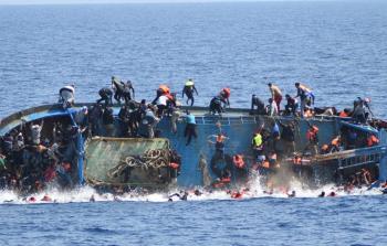 غرق قارب مهاجرين - ارشيف