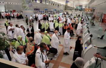 وصول حجاج قطاع غزة إلى مطار جدة بالسعودية