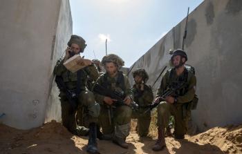 مناورةعسكرية اسرائيلية جنوب غزة