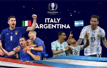 إيطاليا ضد الأرجنتين- موعد المباراة والقنوات الناقلة.