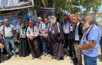 وفد من القدس والداخل الفلسطيني ينظم وقفة دعم مع جنين ومخيمها