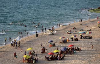 شاطئ بحر غزة