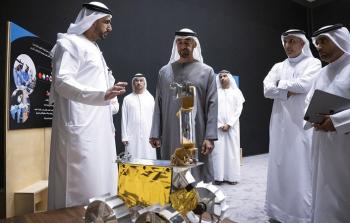 خلال اطلاع رئيس الإمارات محمد بن زايد على مهمة الإمارات